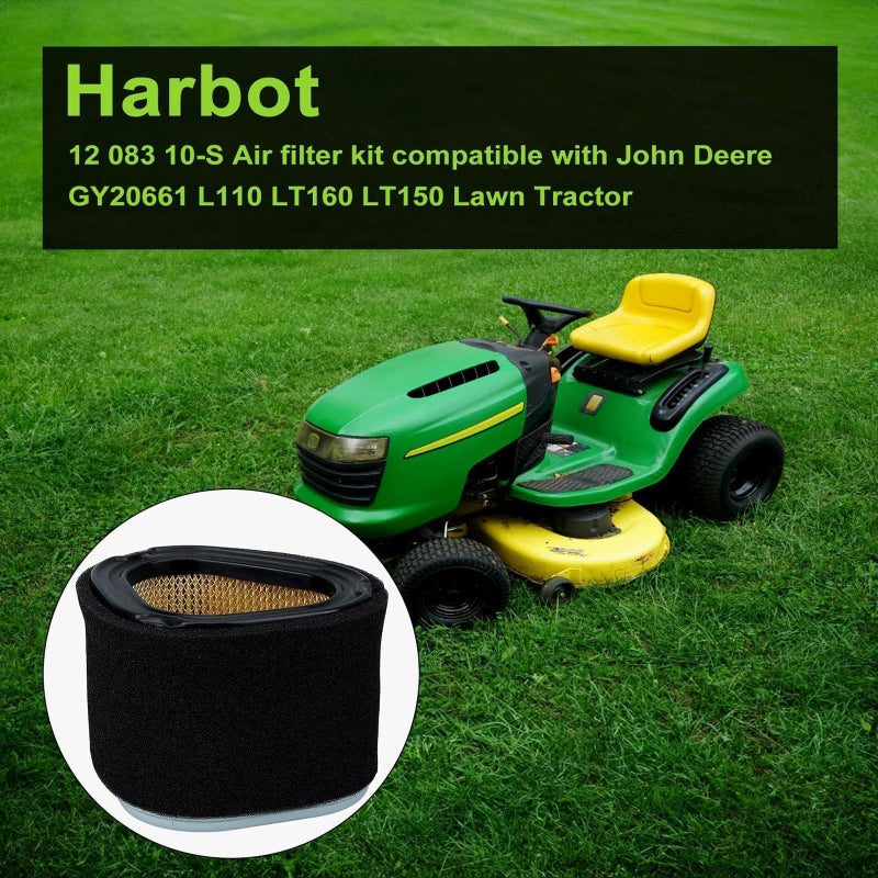 Harbot فلتر هواء هاربوت 12-083-10-S لمحركات كوهلر كومان برو CV16S CV13S CV15T CV14 CV490 CV491 CV460 CV492 CV493 CV16 CV12.5 CV13 CV430 CV11 لقطع غيار جزازة العشب 12-083-16 - Image 2